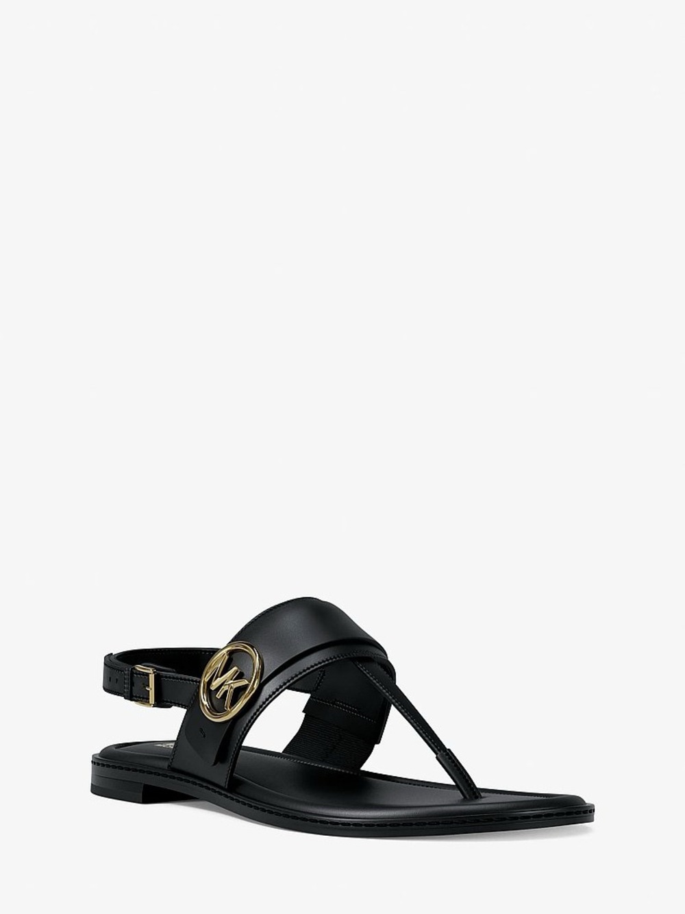 Michael Kors Women's Black Logo Carmen Thong Sandal NEW w BOX Size 7.5